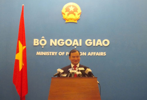 Người phát ngôn Bộ Ngoại giao Việt Nam Lê Hải Bình.