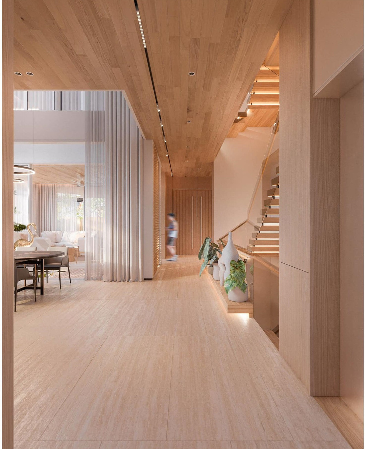 Nha pho hien dai dung ho ca Koi dieu hoa khong khi mat lanh-Hinh-5