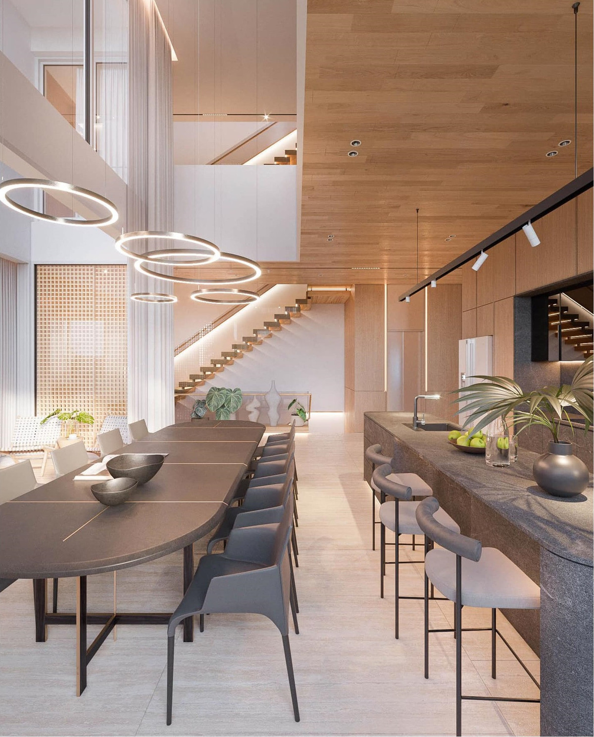 Nha pho hien dai dung ho ca Koi dieu hoa khong khi mat lanh-Hinh-6