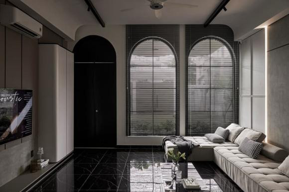 Thiet ke nha 1 tang co khong gian mo, hien dai, tinh te-Hinh-10