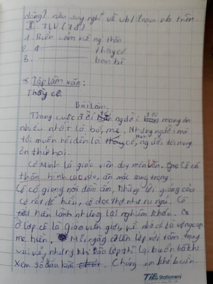 Bai van ta giao vien chan thuc khien dan tinh het loi khen ngoi