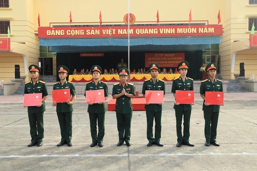 Truong Si quan Luc quan 1 - cai noi dao tao sy quan anh dung, kien cuong-Hinh-2