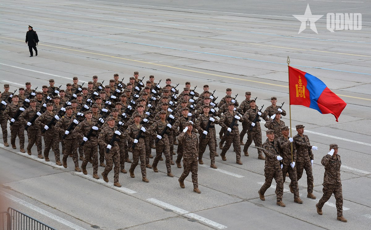 Doan Viet Nam hop luyen chuan bi tham gia Le duyet binh tren Quang truong Do-Hinh-6