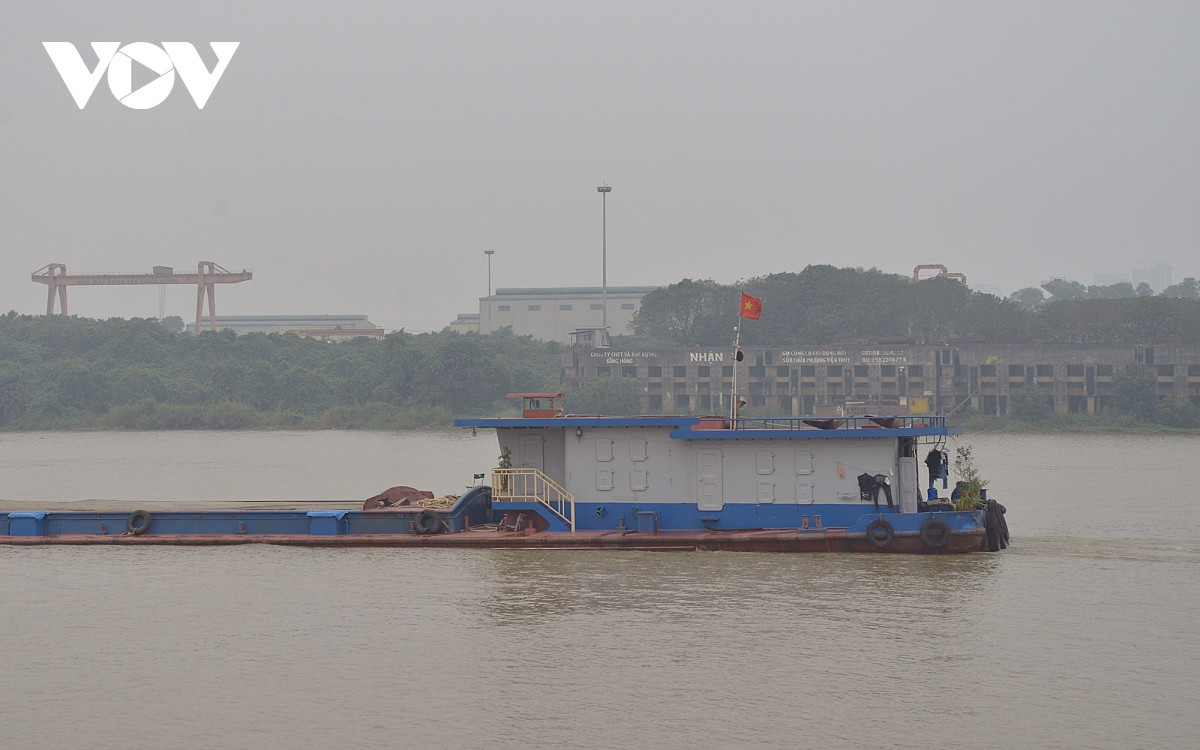 Cảng Hồng Vân ở địa phận huyện Thường Tín (Hà Nội).