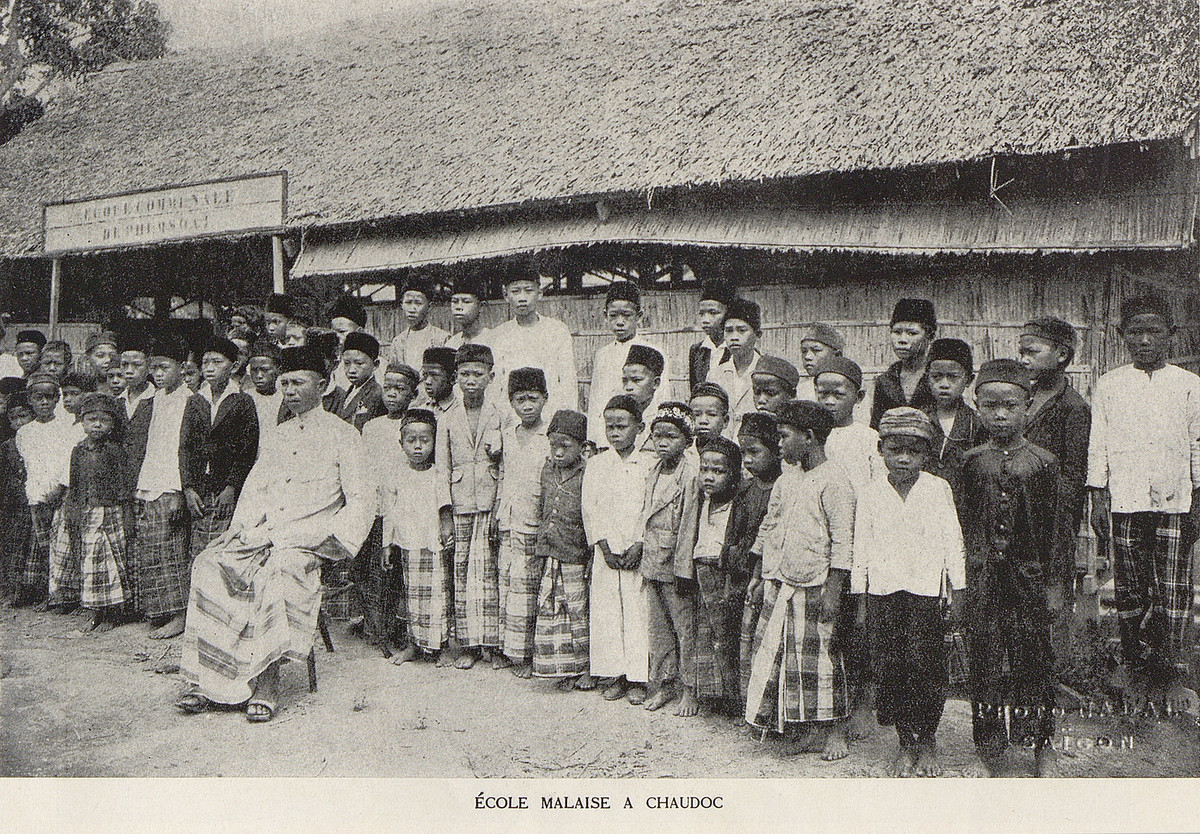 Trường của người Chăm Hồi giáo ở Châu Đốc.