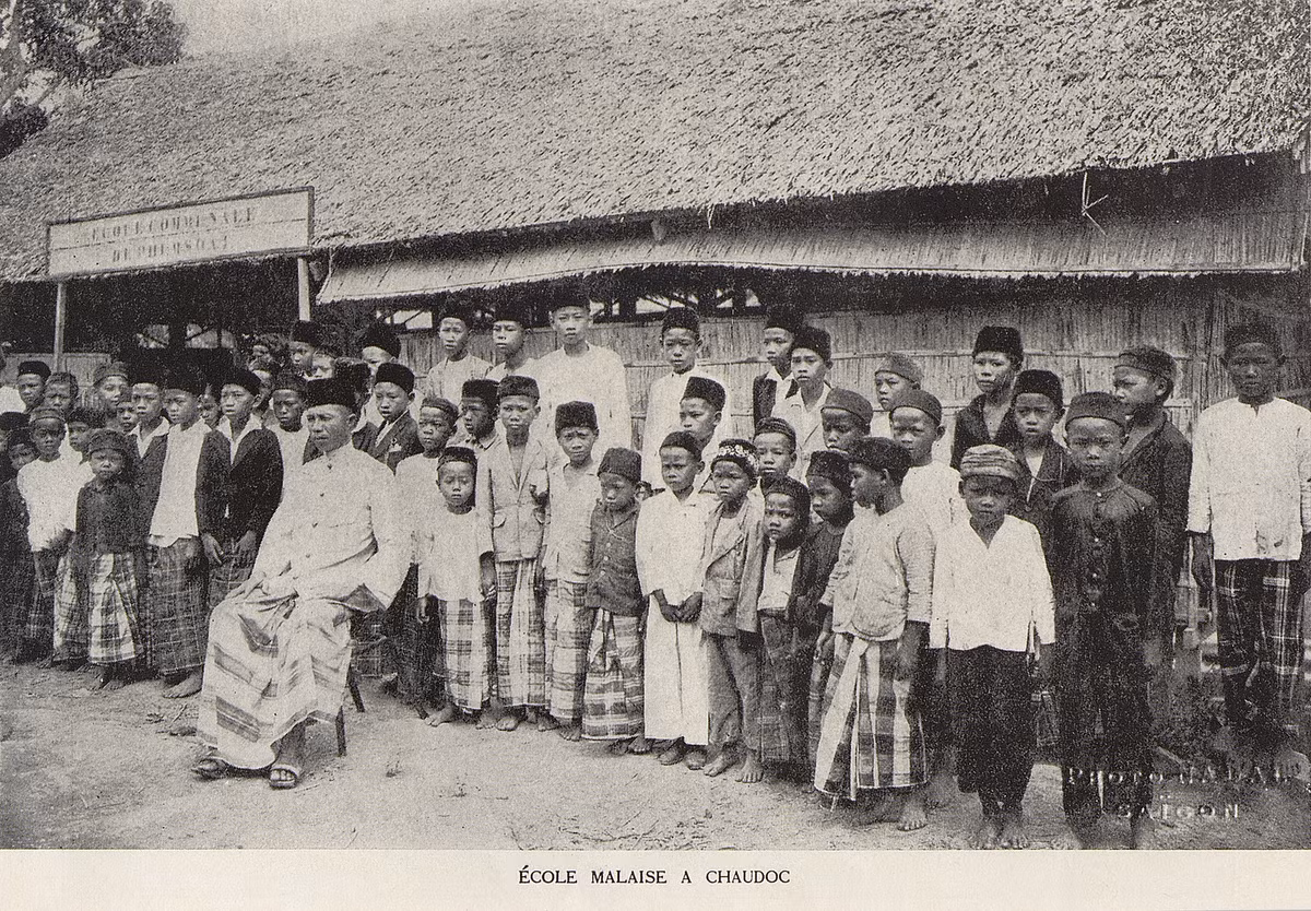 Trường của người Chăm Hồi giáo ở Châu Đốc.