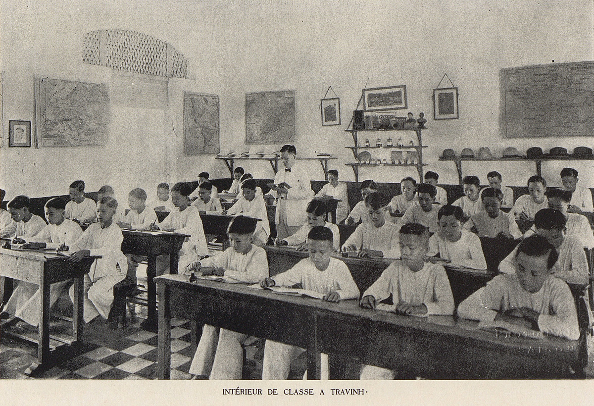 Trong một lớp học ở Trà Vinh.