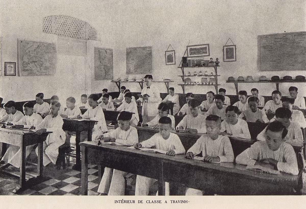 Trong một lớp học ở Trà Vinh.