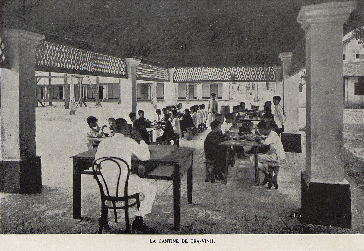 Nhà ăn của một ngôi trường ở Trà Vinh.