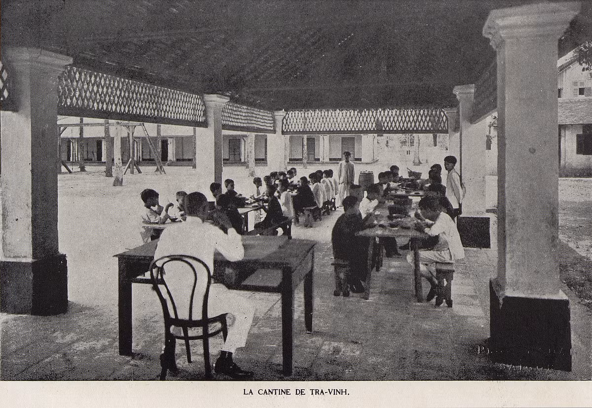 Nhà ăn của một ngôi trường ở Trà Vinh.