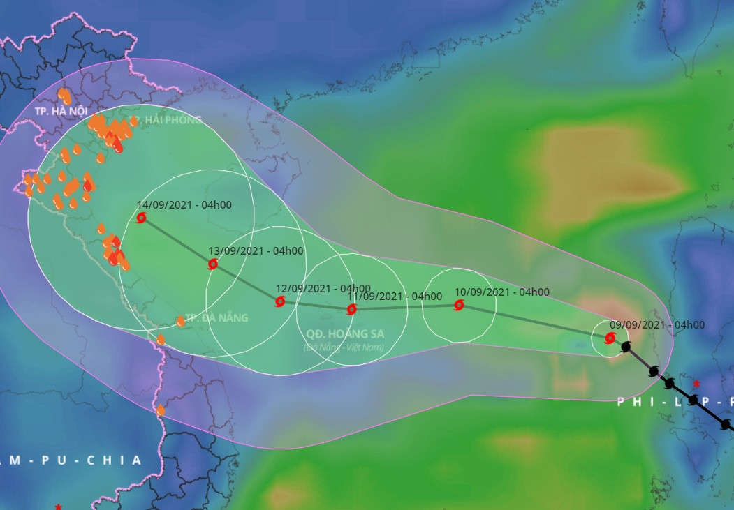 Bao Conson vao Bien Dong giat cap 11
