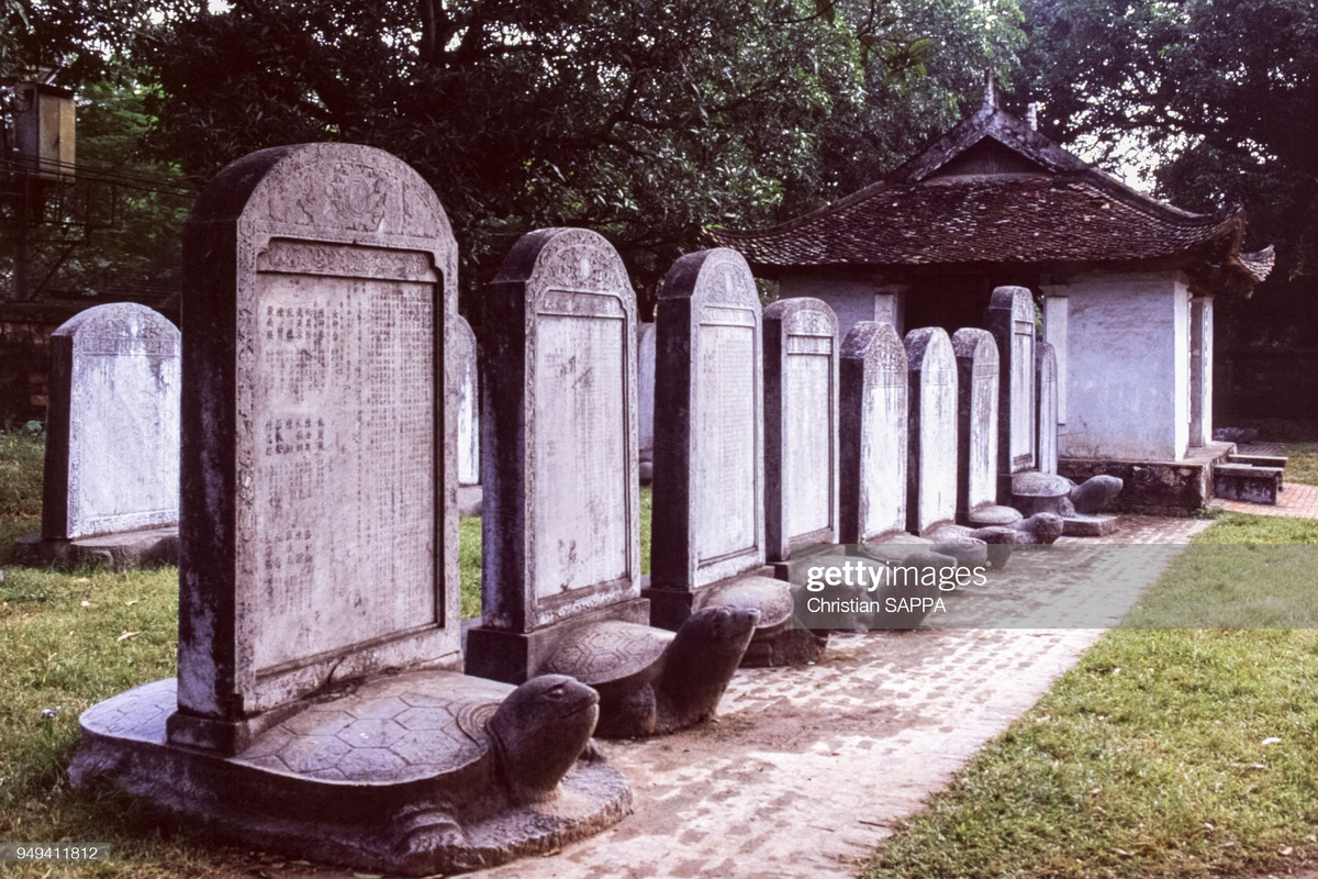 Bia Tiến sĩ ở Văn Miếu - Quốc Tử Giám Hà Nội.