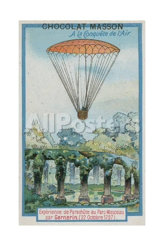 Vì chiếc dù không có lỗ thông hơi ở đầu nên Garnerin đã dao động rất dữ dội khi rơi, nhưng bất chấp việc bị rung lắc, ông đã "hạ cánh" an toàn.