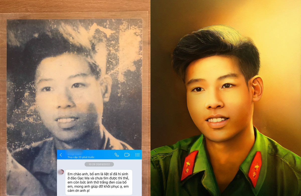 Chang trai ghep anh “Co bo trong ngay trong dai” gay xuc dong-Hinh-5