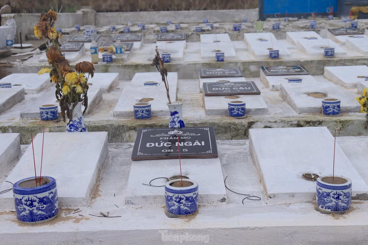 Tại các phần mộ đều thắp hương, hoa và người dân thường xuyên lên đây để dọn dẹp. Tục an táng cá voi tại miếu Đức Ngư Ông là sinh hoạt văn hóa phi vật thể của người dân địa phương, nó gắn với lễ hội cầu ngư nhượng bạn và hội chèo cạn diễn ra vào ngày 8/4 âm lịch hàng năm