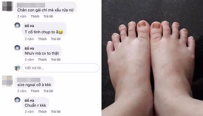 Đôi chân xấu, ngoại cỡ của Hoa hậu Việt Nam 2020 là do cô xuất thân trong gia đình làm nông, phải làm đồng phụ giúp gia đình.