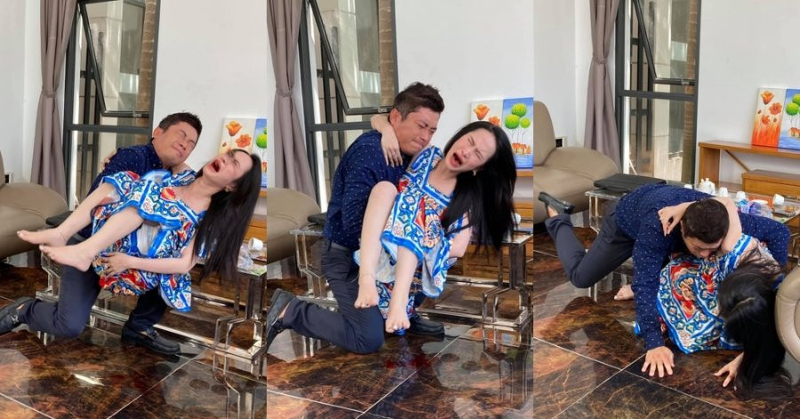 Kinh Quoc gap chan thuong nang khi quay phim giua on ao cua vo