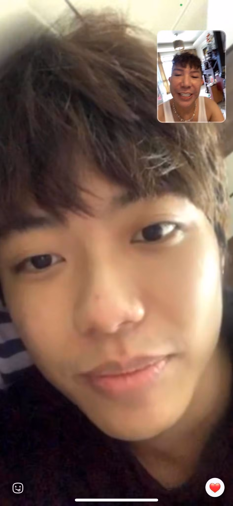 Con trai Long Nhật gọi video hằng ngày để động viên tinh thần ba.