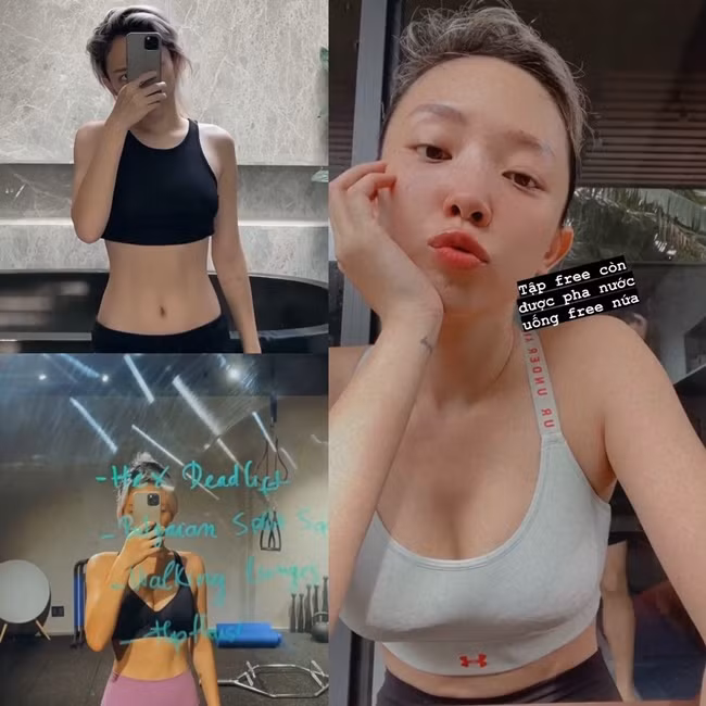 Chăm chỉ quay trở lại chế độ tập luyện, giọng ca “Ngày mai” thường xuyên chọn mặc những bộ đồ thể thao năng động.