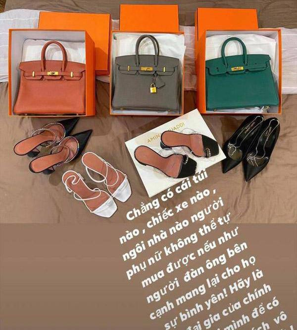 Hương Giang từng chịu chơi khi rút ví liền tay cho 3 chiếc túi Hermès giá tiền tỷ.