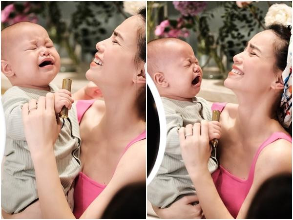 Thậm chí vì Leon khóc mếu, Hà Hồ còn bị mang tiếng là "hành hạ con". Sau đó, nữ ca sĩ đã giải thích rằng sự xuất hiện của 2 thiên thần nhỏ là do được mọi người yêu cầu.