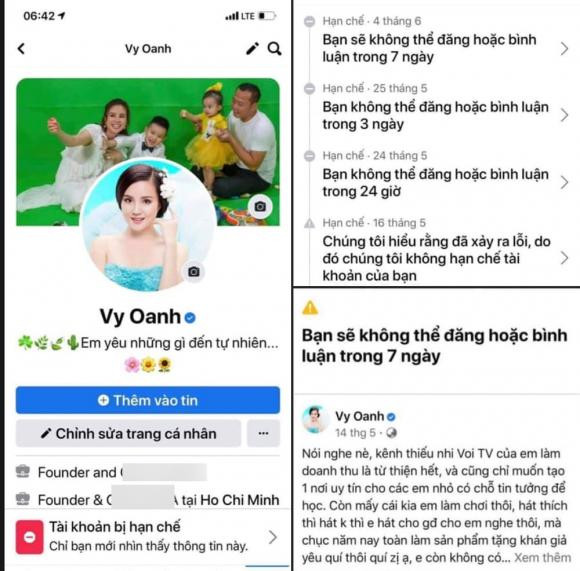 Vy Oanh bi ke xau tan cong tai khoan Facebook sau vu khau chien