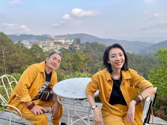 Thu Trang, Tiến Luật hạnh phúc bên nhau.