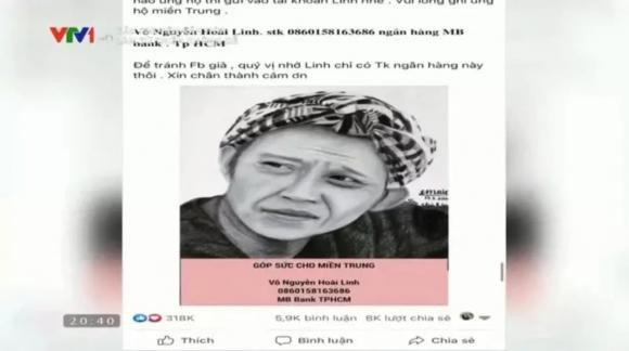 VTV tiep tuc neu ten Hoai Linh, Thuy Tien qua chuyen tu thien