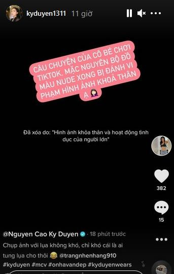 Hoa hau Ky Duyen bi bao cao vi pham 