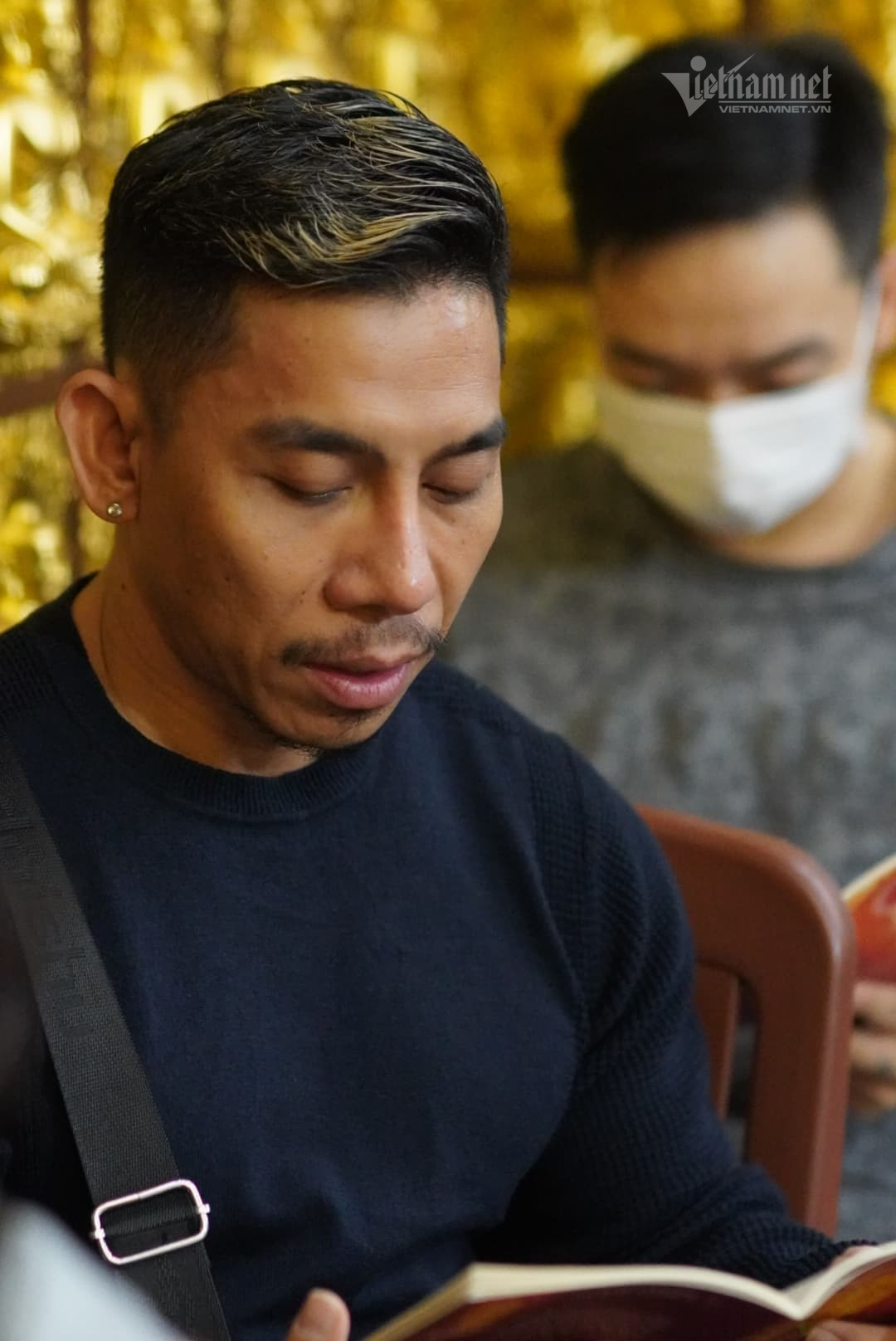 Phạm Văn Mách cũng có mặt để viếng Vân Quang Long.