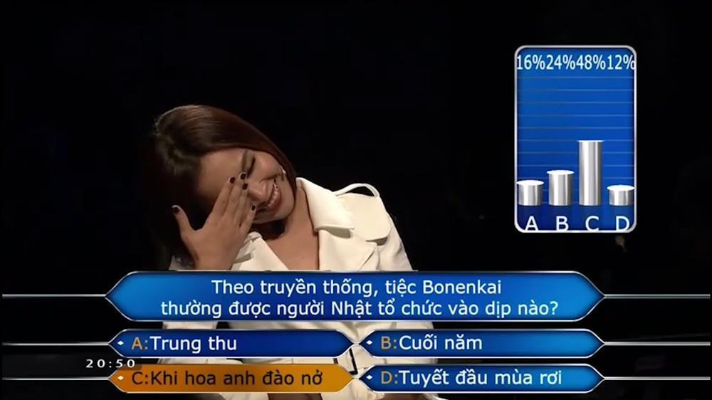 Ái Phương từng tham gia chương trình "Ai là triệu phú" vào năm 2018, ra về với số tiền 22 triệu đồng.