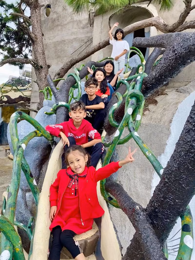 Thu vui tao nha cuoi tuan cua Truong Ngoc Anh va con gai-Hinh-11