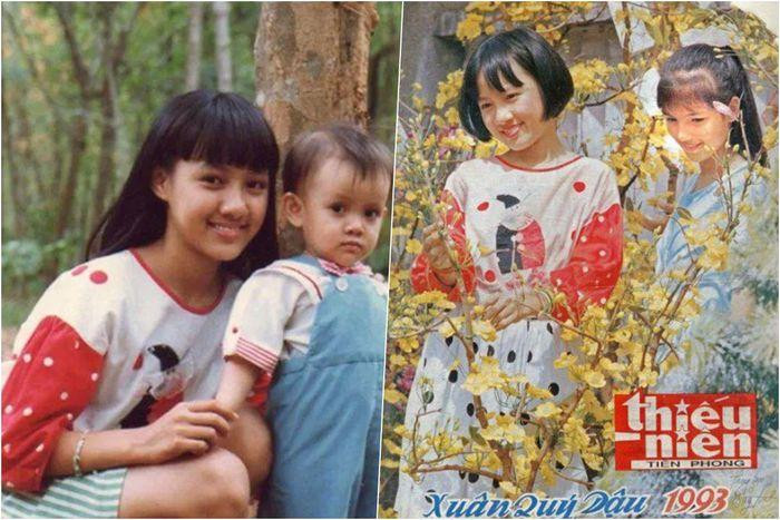 Từ nhỏ, Hoài Anh đã chễm trệ góp mặt trên các trang báo giấy ngày xưa.