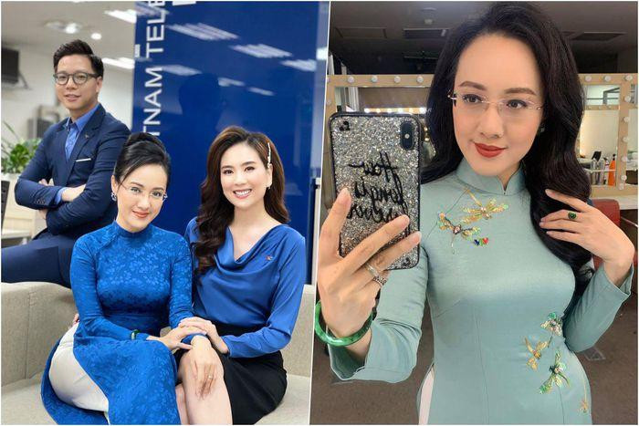 Hiện tại thì Hoài Anh kết thân với tà áo dài truyền thống mỗi khi ghi hình cùng chất giọng truyền cảm.