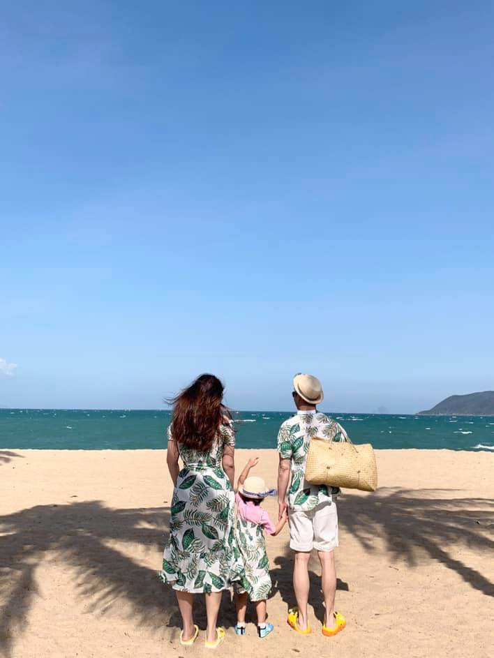 Gia đình Phan Như Thảo tận hưởng những ngày Tết ở Nha Trang.