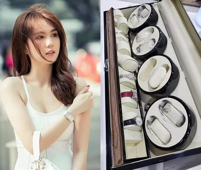 Ngoc Trinh duoc nguoi chi hao phong tang chiec Rolex gia nua ty