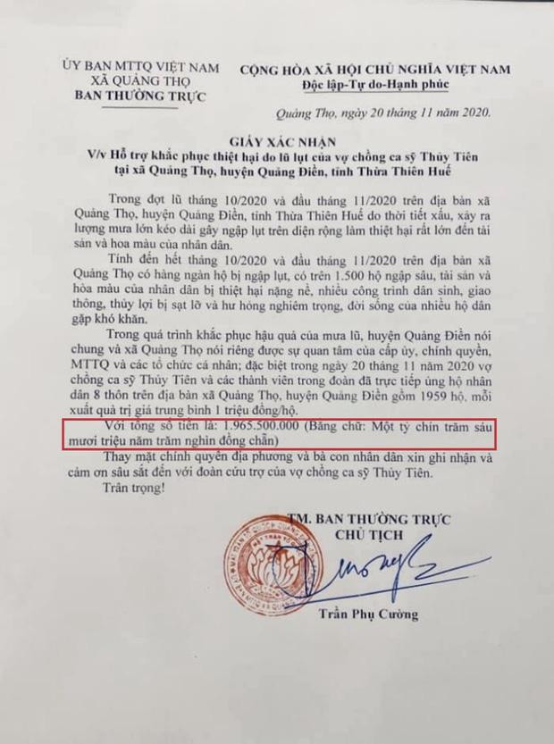 Loạt chứng từ cứu trợ miền Trung của Thủy Tiên bị soi ra lỗi - Hình 4 Loat chung tu cuu tro mien Trung cua Thuy Tien bi soi ra loi-Hinh-4