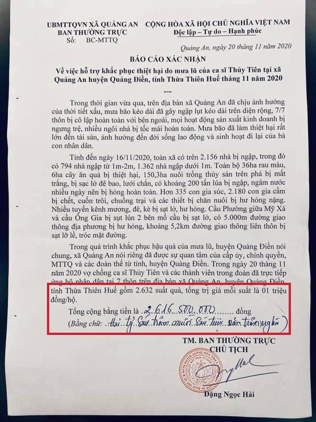 Loạt chứng từ cứu trợ miền Trung của Thủy Tiên bị soi ra lỗi - Hình 3 Loat chung tu cuu tro mien Trung cua Thuy Tien bi soi ra loi-Hinh-3