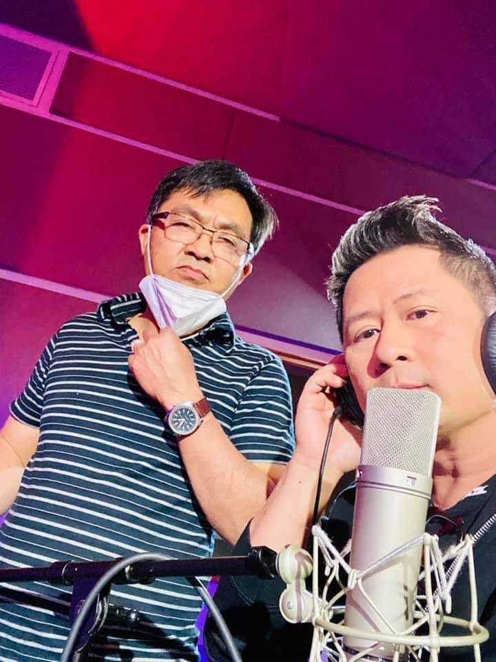 Bằng Kiều nhớ những buổi đeo khẩu trang ghi hình.