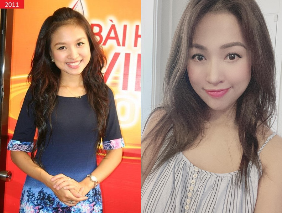 Loạt ảnh so sánh nhan sắc Vân Hugo sau 10 năm.