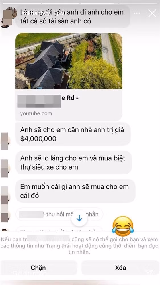 Vo Phan Manh Quynh cong khai ke ga tinh bang biet thu 92 ty