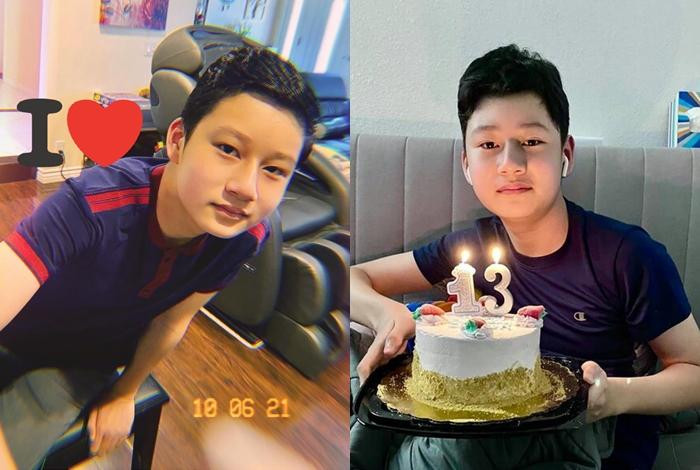 Bảo Nam năm nay 13 tuổi, là con trai Quang Dũng và hoa hậu Jennifer Phạm. Ở tuổi thiếu niên, cậu bé khiến nhiều người ngỡ ngàng với ngoại hình phổng phao, gương mặt ngày càng giống bố.