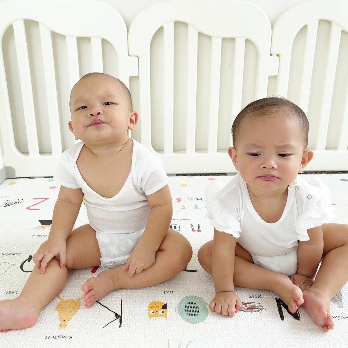 Hai em bé dễ thương nhà Hồ Ngọc Hà.