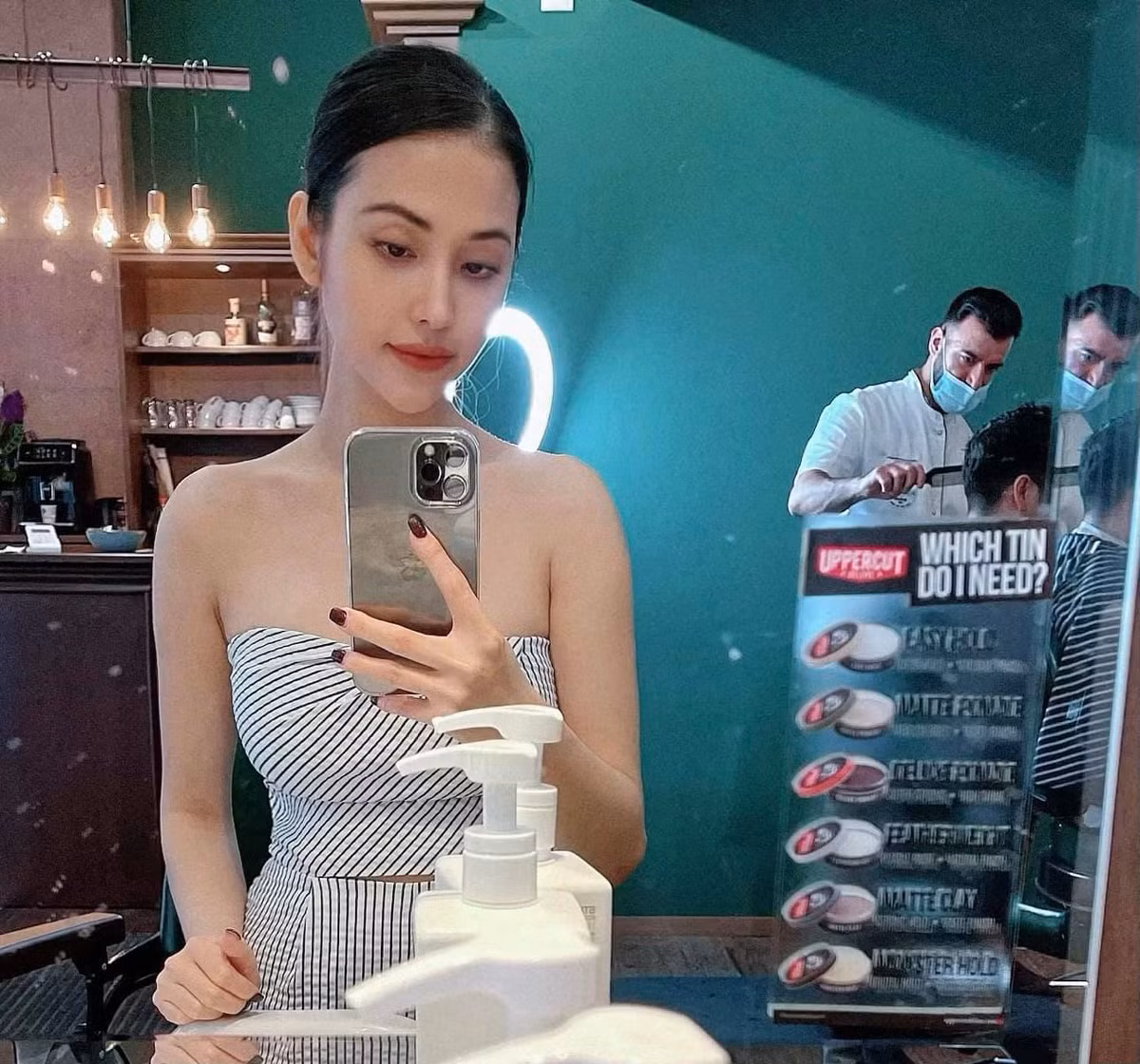 Ở tuổi 34, dù đã là mẹ hai con nhưng nhan sắc của Mai Hồ vẫn khiến nhiều người trầm trồ.