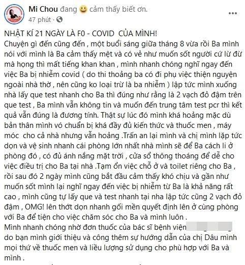 Nguoi cham soc con gai co dien vien Mai Phuong nhiem COVID-19