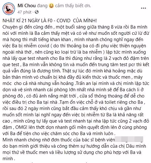 Nguoi cham soc con gai co dien vien Mai Phuong nhiem COVID-19