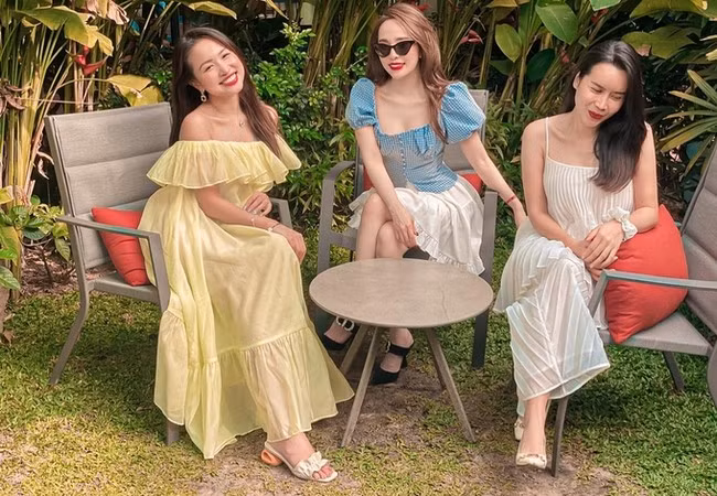 Bộ ba Vân Hugo - Quỳnh Nga và Lưu Hương Giang đọ sắc với trang phục hè nổi bật.