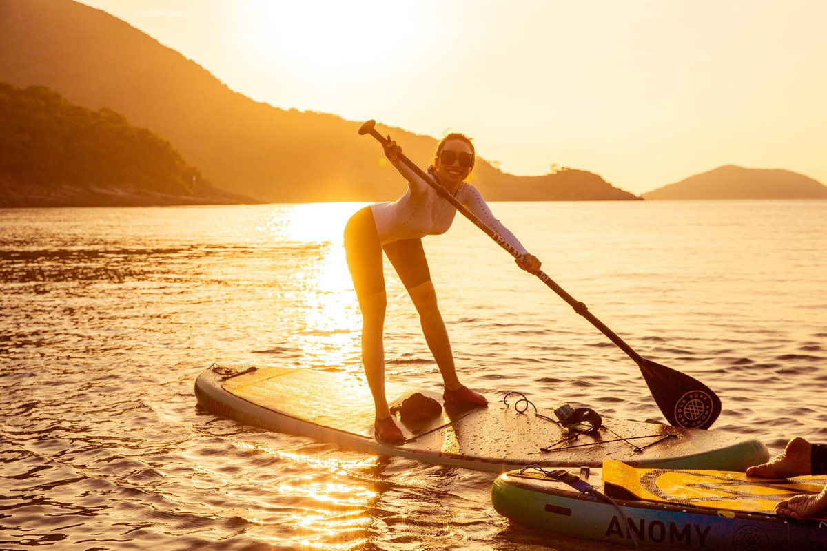 Chèo thuyền cũng là cách mà Thuỳ Chang giải toả căng thẳng.