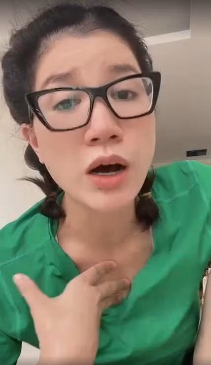 Trang Tran da binh phuc sau khi mac COVID-19