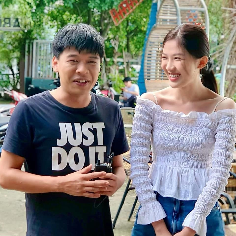 Trung Ruồi và Lương Thanh có những khoảnh khắc hài hước ở hậu trường trong lần đầu đóng chung.